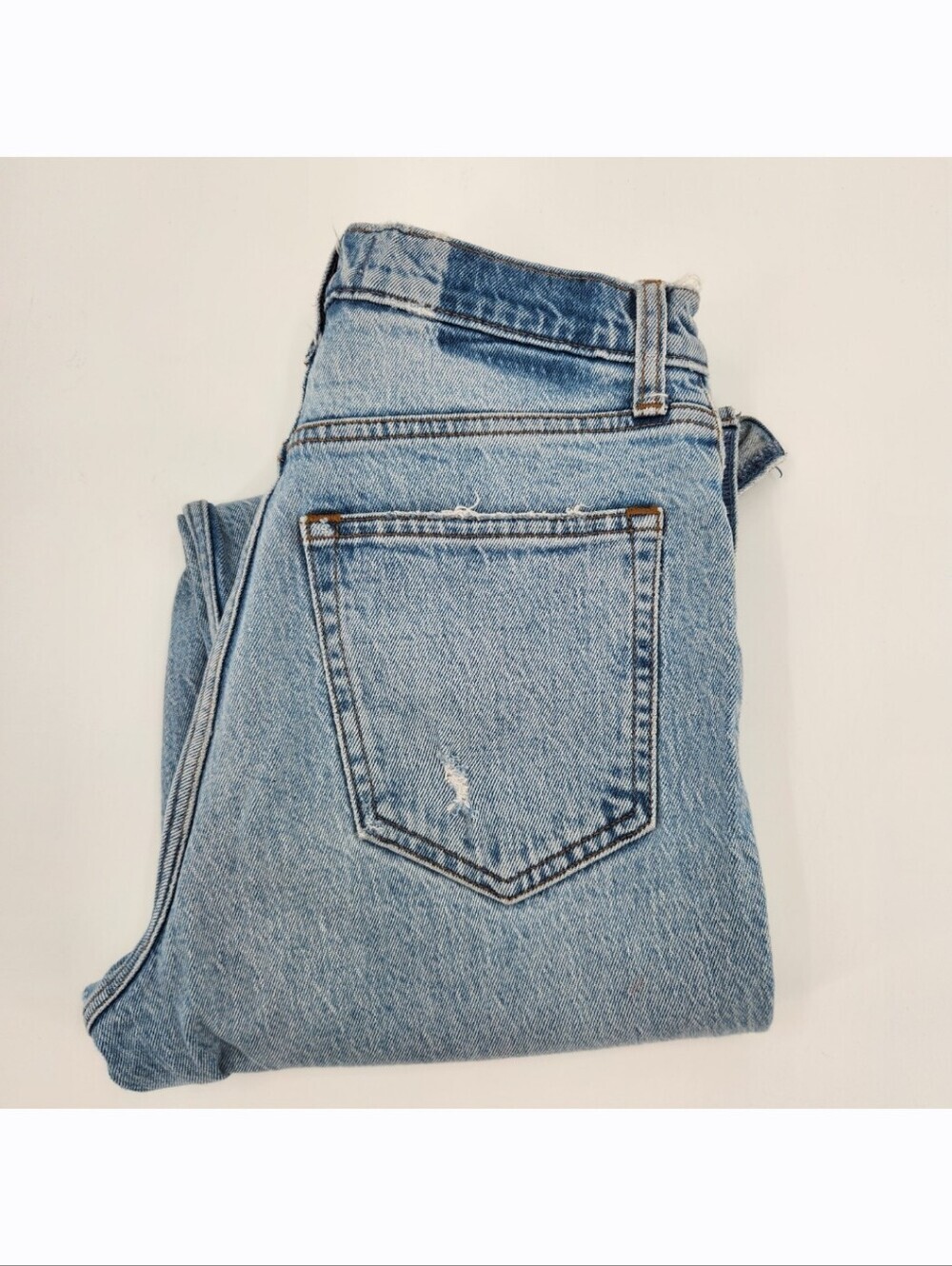 Abercrombie Fitch The 90s Straight Jean Ultra High Rise Womens Size 27/4L Split